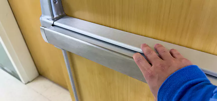 Installing a Push Bar on a Door Champlin